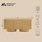 Manhattan Comfort Solis 72 in Solid Wood Sideboard in Natural (3-Door) SB1793-1 - alternate 5