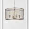 Jonathan Y Pen 4-Light 20" Iron Adjustable Industrial Mesh LED Pendant, Gold JYL6703A - alternate 6