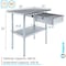 Amgood 24 in. x 36 in. Stainless Steel Table With Drawer AMG WT-2436 + DRAWER-1520-Z - alternate 4