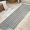 Jonathan Y Chevron Modern Concentric Squares Black/Light Gray 2 ft. x 8 ft. Indoor/Outdoor Runner Rug SMB206B-28 - alternate 4