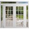 Vdomdoors Front Exterior Prehung Metal-Plastic Double Doors Clear Glass / MANUX 8151 White Silk / Office Comm MANUX8151DEXD-WS-W12+72+12xH80+14-LH-I - alternate 1