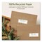 Avery EcoFriendly Recycled Return Address Labels, Inkjet/Laser, 0.66 x 1.75, White, 600PK 48806 - alternate 5