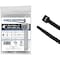 Kable Kontrol Nylon 12 Solar Cable Ties, 4in Long, 18 lbs Tensile Strength, Black, 100PK CTN12-04-18-100-BK - alternate 1