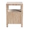 Bali & Pari Paine Bohemian Woven Grasscloth 2-Drawer Nightstand 255-14049-ZORO - alternate 7