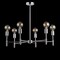 Jonathan Y Turing 28.5" Adjustable Height Metal LED Chandelier, Chrome JYL7458A - alternate 10