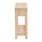 Baxton Studio Sebille Mid-Century Modern Light Brown Finished Wood 2-Drawer Console Table with Natural Rattan 207-12465 - alternate 6