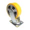 Vestil Polyurethane Swivel Caster 6 In. Diameter x 2 In. Width 661 Lb. Capacity Yellow/Gray CST-PY-6X2PUA-S - alternate 3