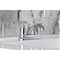 Kingston Brass Double-Handle 4" Centerset Bathroom Faucet with Pop-Up Drain, Polished Chrome FB2601CML - alternate 5
