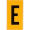 Brady Outdoor Vinyl 6 in Black on Yellow Letters E Card 1570-E - alternate 1