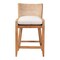 Bali & Pari Ridley Woven Seagrass Counter Stool, White Wash 265-14525-ZORO - alternate 6