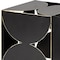 Homeroots 6" Contemporary Black Metal Geo Cube Sculpture 392474 - alternate 2