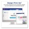 Avery Name Badge Insert Refills, Horizontal, 3 x 4, White, 600PK 35392 - alternate 2