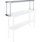 Amgood Stainless Steel Single Overshelf for 60 in. Long Prep Table. 12 in. x 60 in. x 18 in. SOS-1260-Z - alternate 2