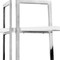 Homeroots 69" White Stainless Steel and Wood Four Tier Etagere Bookcase 544732 - alternate 6