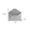 Homeroots 12" Gray Metal Paper Organizer 487932 - alternate 2