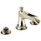 Brizo Rook: Widespread Lavatory Faucet with Channel Spout - Less Handles 1.2 GPM 65361LF-PNLHP-ECO - alternate 1