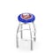 Holland Bar Stool Co 30" Chrome New York Islanders Swivel Bar Stool, Accent Ring L8C2C30NYIsln - alternate 1