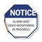 Signmission Notice Alarm and Video Monitoring i, 18 Inch X 18 Inch, Vinyl Decal OC-D-18-325 - alternate 1