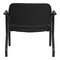 Office Star Products Big and Tall Guest Chair in Icon Black Fabric with soft PU Arms, Sturdy Black Metal Chair 55051B-231 - alternate 5
