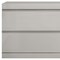 Homeroots 20" Light Gray Wood Two Drawer Nightstand 722659 - alternate 4