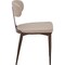 Leisuremod Dilenny Faux Leather Dining Chair - Modern Padded Side Chair with Steel Legs DC49TP - alternate 5