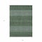 Homeroots 9' X 12' Olive Green And Blue Tribal Washable Indoor Outdoor Area Rug 582582 - alternate 3