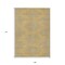 Homeroots 9' X 12' Gold And Ivory Geometric Washable Indoor Outdoor Area Rug 598744 - alternate 6