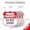 Signmission Private Property Shield Sign Do Not Spra, 12 inch X 12 inch, Aluminum Metal Sign, 5PK SHI-A-5Pack-12-449 - alternate 3