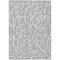 Homeroots 9' X 12' Silver And Ivory Geometric Washable Indoor Outdoor Area Rug 599314 - alternate 6