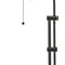 Homeroots 26" Bronze Metal Adjustable Table Lamp With Bronze Rectangular Shade 524647 - alternate 2