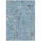 Homeroots 5' X 8' Denim Blue And Gray Abstract Washable Indoor Outdoor Area Rug 632120 - alternate 4