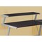 Homeroots 48" Dark Brown and Silver L Shape Computer Desk 333400 - alternate 2