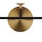 Jonathan Y Caleb 22" 3-Light Contemporary Transitional Iron/Glass LED Vanity Light, Brass Gold/Black JYL9011A - alternate 5