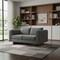 Homeroots 61" Dark Gray Fabric Sofa 641133 - alternate 5