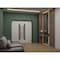 Vdomdoors Front Exterior Prehung Aluminum Double Doors Ronex0144 Grey Mirrored Clear Glass Entry Metal Modern RONEX0144DEXD-GRE-W72xH96-RH-O - alternate 2