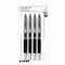 Uni-Ball Signo 207 Gel Pen, Retractable, Fine 0.5 mm, Black Ink, Smoke/Black Barrel, 4PK 61270 - alternate 1