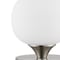 Jonathan Y Owen 6.13" Modern Minimalist Iron Rechargeable Integrated Portable LED Table Lamp, Nickel/White JYL7112B - alternate 6