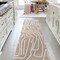 Jonathan Y Alcina Modern Scandinavian Graphic Lines High-Low Beige/Cream 2 ft. x 8 ft. Runner Rug SND102A-28 - alternate 3