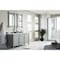 James Martin Vanities Brittany 60'' D Vanity, Urban Gray w/ Jasmine Pearl Silestone Top w/FreePower Wireless Charger 650-V60D-UGR-FEJP - alternate 4