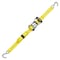 Smartstrap RachetX Series Tie-Down, 1-1/2 in W, 14 ft L, Plastic/Polyester/Rubber/Steel, Yellow, 1667 lb 351 - alternate 2