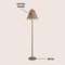 Jonathan Y Tybee 60.5" Traditional Coastal Rattan Scalloped LED Floor Lamp, Natural Brown JYL5501A - alternate 6