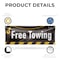 Signmission Free Towing, 18 Inch x 48 Inch, Vinyl Banner B-30648 - alternate 2