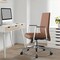 Leisuremod Aleen Office Chair in Upholstered Leather and Iron Frame with Swivel and Tilt, Dark Brown AO19DBRL - alternate 3