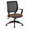 Office Star Products EM Series Screen Back Task Chair with "T" Arms, Fine Tune Cocoa EM51022N-K104 - alternate 1