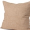 Homeroots 22" Brown Linen Throw Pillow Cover with Texture 608215 - alternate 2