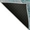 Homeroots 3' X 5' Teal Blue And Ivory Abstract Washable Indoor Outdoor Area Rug 617614 - alternate 5