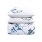 Homeroots Blue and White Queen 100% Cotton 200 Thread Count Washable Duvet Cover Set 528102 - alternate 5