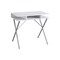 Homeroots 32" White and Silver Computer Desk 333371 - alternate 1