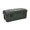 Plano Stackable Storage Trunk W/ Lid, 27 gal, 37-3/4 in L x 18-1/4 in W x 14 in H, Green, Plastic PMC181976 - alternate 1