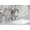 Kingston Brass Widespread Bathroom Faucet with Knurled Handle and Brass Pop-Up, Polished Nickel FSC8929KNL - alternate 4